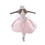 13.3" Poupée Peluche Ballerine Rose Robe Princesse