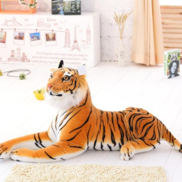 Jouets en peluche en forme de tigre et de léopard, animaux sauvages en peluche. – Image 3