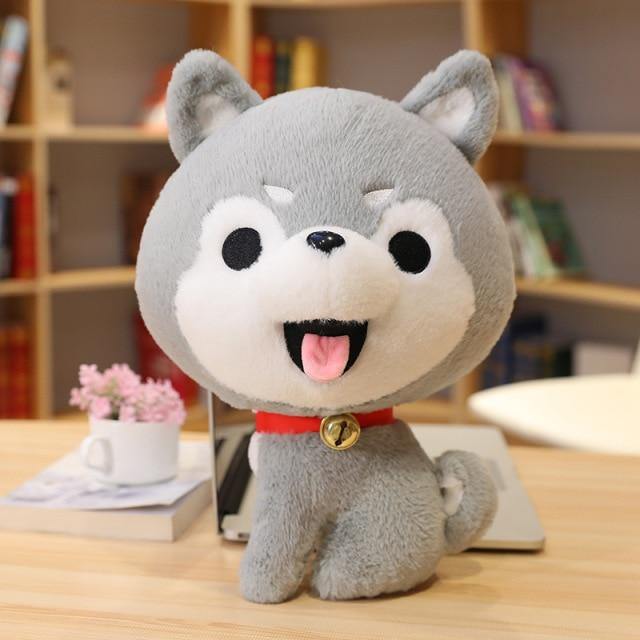 Poupée Peluche Chien Husky 25/35cm Kawaii – Image 4