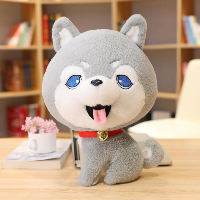 Poupée Peluche Chien Husky 25/35cm Kawaii – Image 3