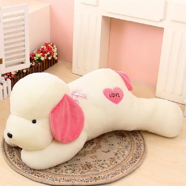 Peluche chien à grandes oreilles avec un coeur d'amour – Image 5