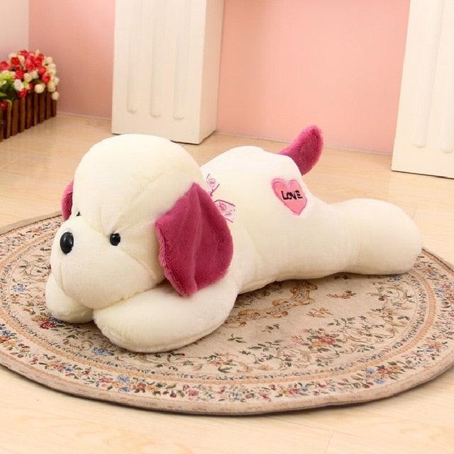 Peluche chien à grandes oreilles avec un coeur d'amour – Image 4