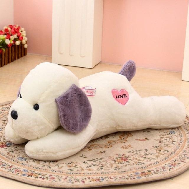 Peluche chien à grandes oreilles avec un coeur d'amour – Image 3