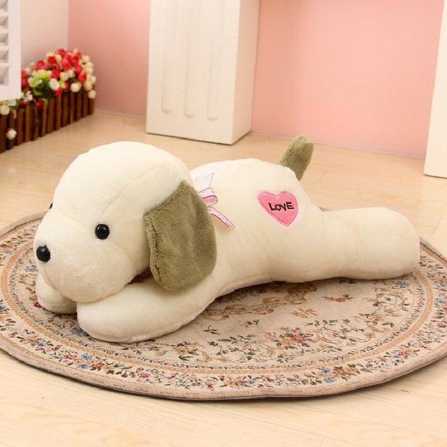 Peluche chien à grandes oreilles avec un coeur d'amour – Image 2