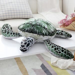 Poupée en peluche tortue de mer de 4" à 12", animal en peluche réaliste