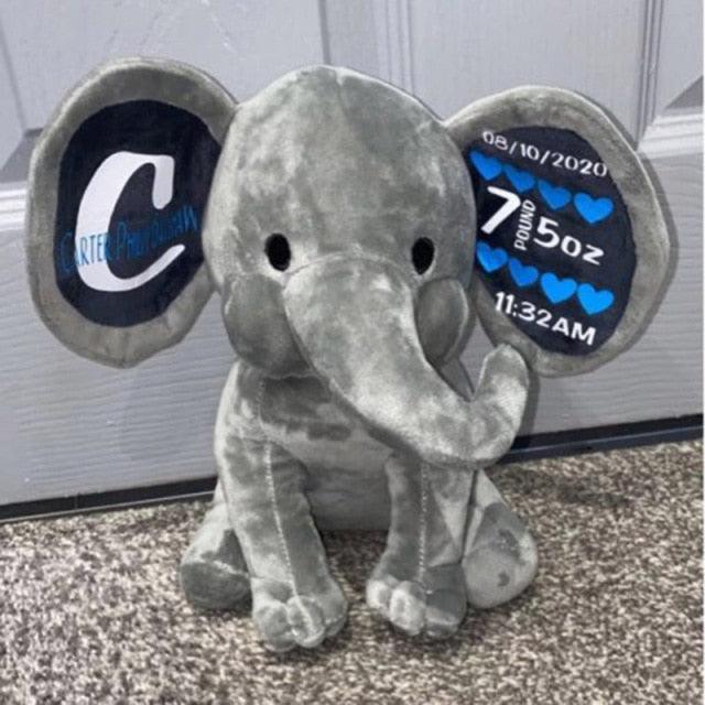 Peluche éléphant endormi de 9" pour la chambre de bébé – Image 9