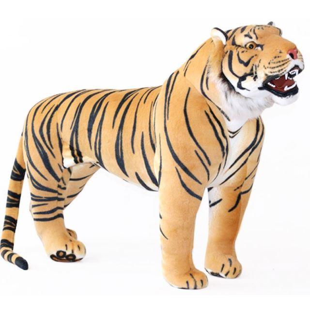Jouet Peluche Tigre Géant de Simulation 43" / 110 CM – Image 3