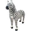 Jouet peluche géant de 110cm / 43" Simulation de zèbre debout réaliste