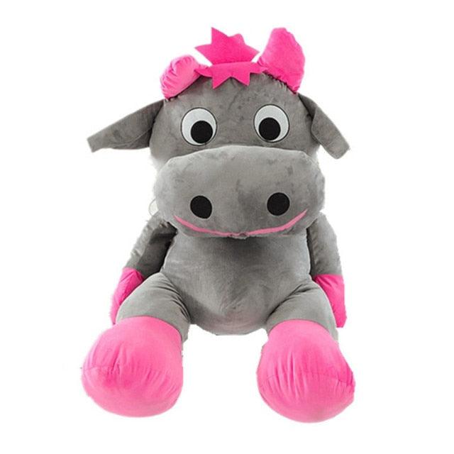 55'' Kawaii Giant Plush Cow Animal Big Stuffed Cattle Toy – Image 2