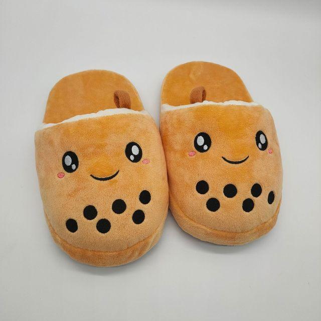 Chaussons Boba Tea en peluche – Image 2