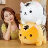 Oreiller en peluche tigre joufflu