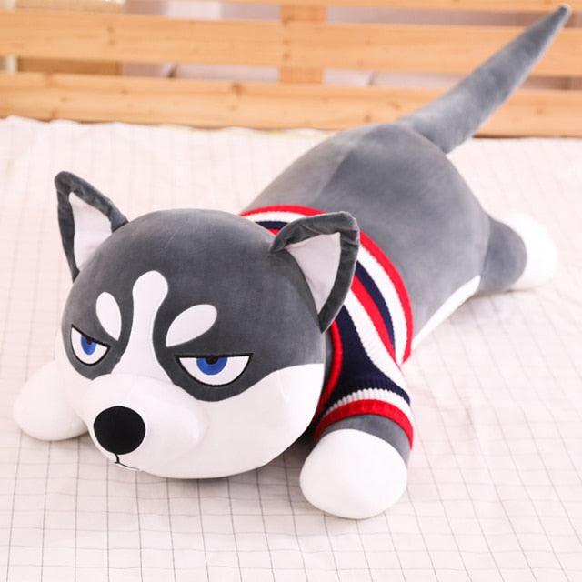 Poupée Peluche Husky de 39" en tenue de soirée – Image 3