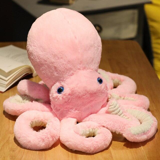 Jouets en peluche créatifs et réalistes en forme de pieuvre pour les enfants – Image 4