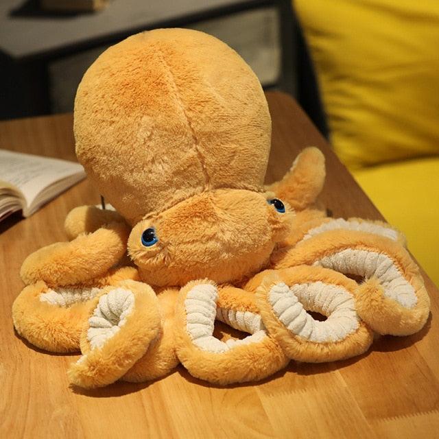 Jouets en peluche créatifs et réalistes en forme de pieuvre pour les enfants – Image 3