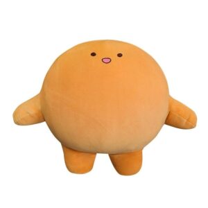 Jouet peluche pieuvre kawaii, animal doux rond en peluche pieuvre de dessin animé