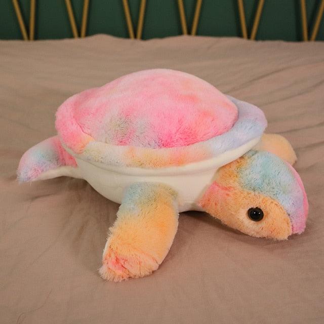 Peluche tortue de mer géante colorée de 32 pouces – Image 2