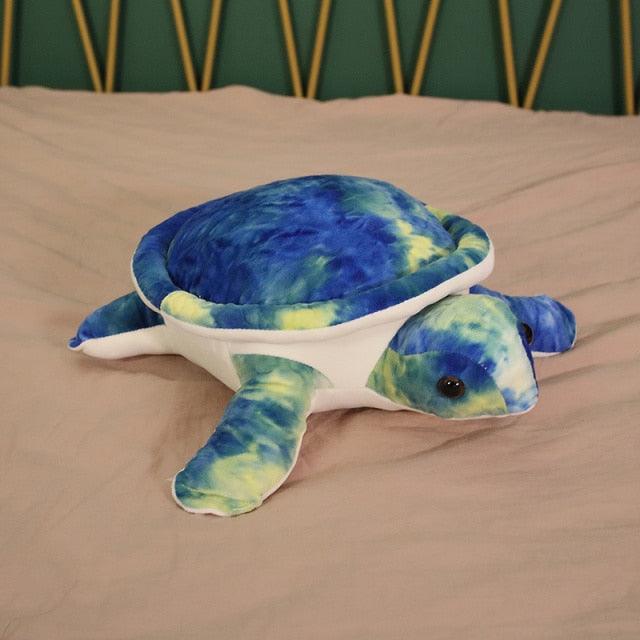 Peluche tortue de mer géante colorée de 32 pouces – Image 7
