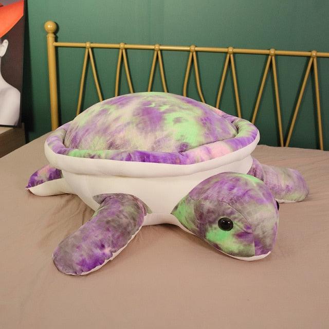 Peluche tortue de mer géante colorée de 32 pouces – Image 6