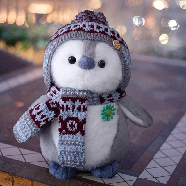 4 Style Foulard Pingouin Animal en peluche – Image 3