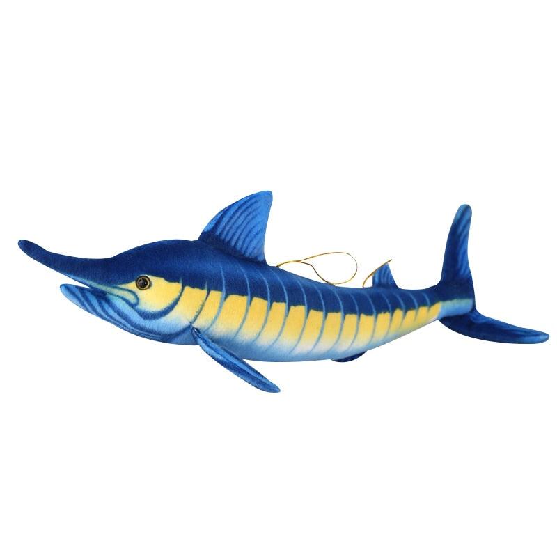 Oreillers en peluche réalistes Big Blue Marin – Image 3