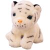 Poupée tigre blanc en chair et en os