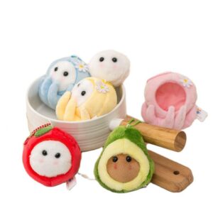 Peluches Cosplay Pieuvre et Fruits Super Mignon