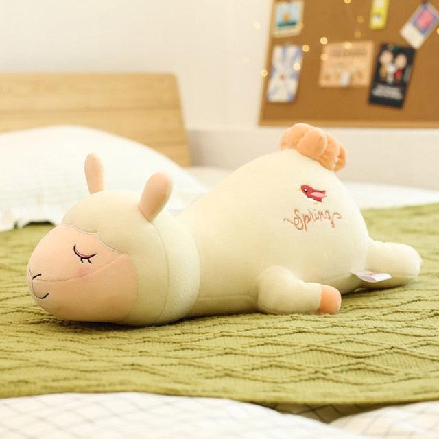 Peluche Kawaii Laying Down Alpaca – Image 2
