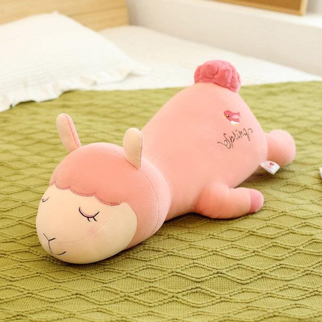 Peluche Kawaii Laying Down Alpaca – Image 3