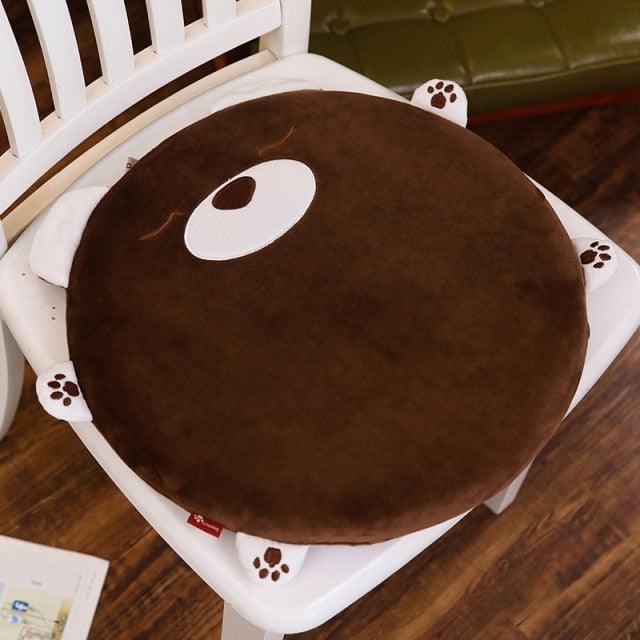 Coussins de chaise avec animaux en peluche – Image 4
