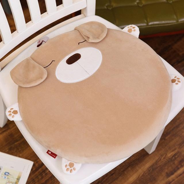 Coussins de chaise avec animaux en peluche – Image 3