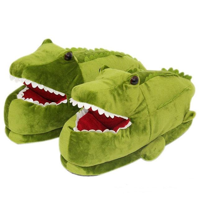 Chaussons en peluche dinosaure – Image 2