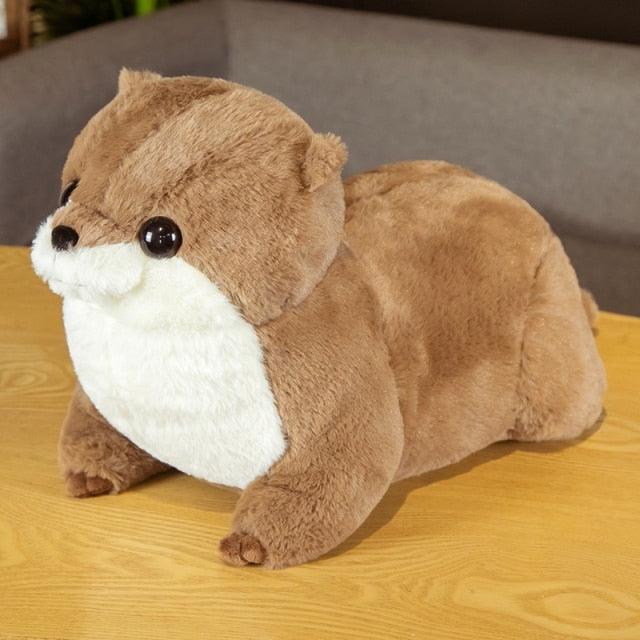 Poupées en peluche réalistes et mignonnes en forme de loutre – Image 2