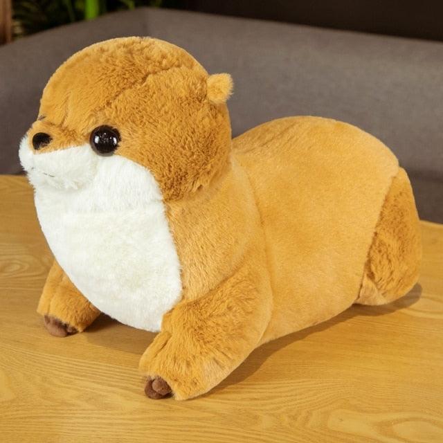 Poupées en peluche réalistes et mignonnes en forme de loutre – Image 3