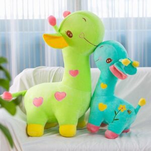 Peluches Girafe colorées