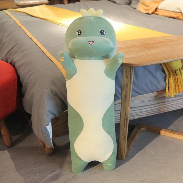 Oreiller long dinosaure en peluche – Image 3