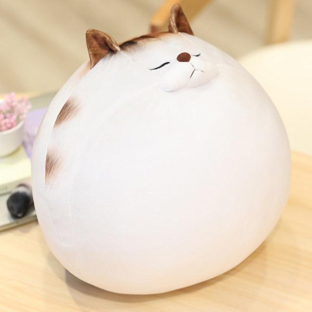 Oreiller gros chat mignon en peluche – Image 2