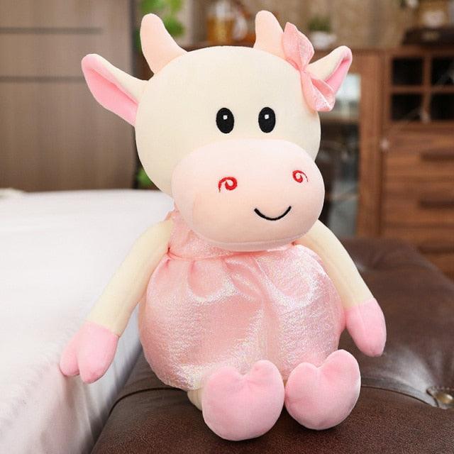 Animal en peluche vache avec jupe – Image 4