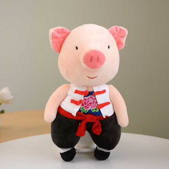 Peluches cochon habillé – Image 7