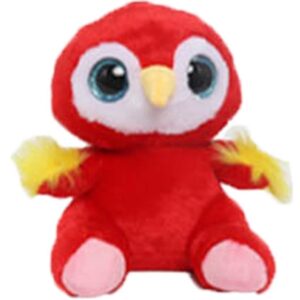 Peluche oiseau perroquet mignon aux grands yeux