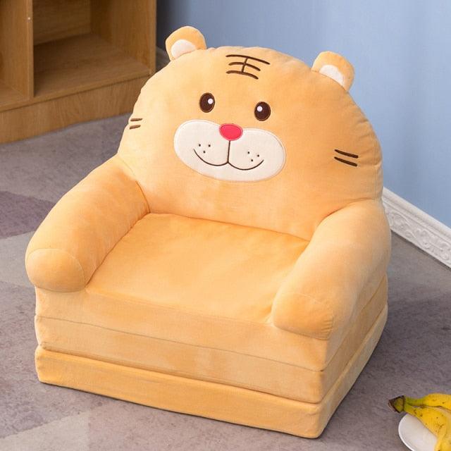 Chaises canapés avec animaux en peluche pour enfants – Image 2