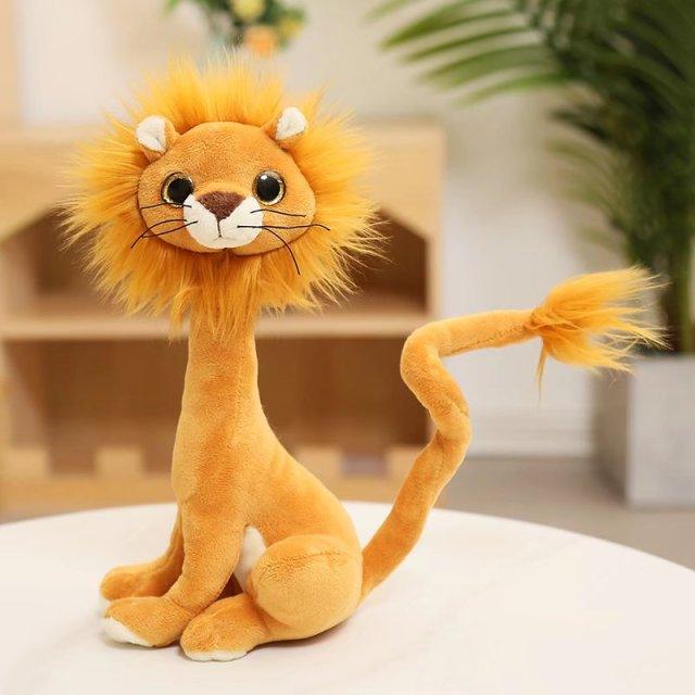 Animaux en peluche amusants à long cou – Image 5
