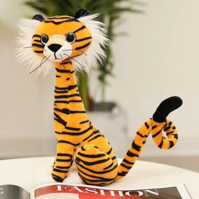 Animaux en peluche amusants à long cou – Image 3