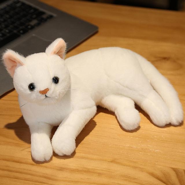 Animaux en peluche en forme de chat couché – Image 5