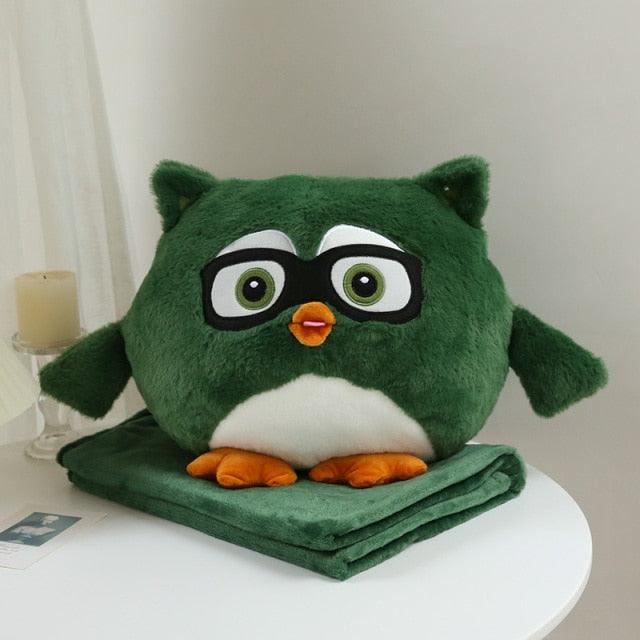 Oreiller Hibou Animal Rembourré Avec Couverture – Image 4