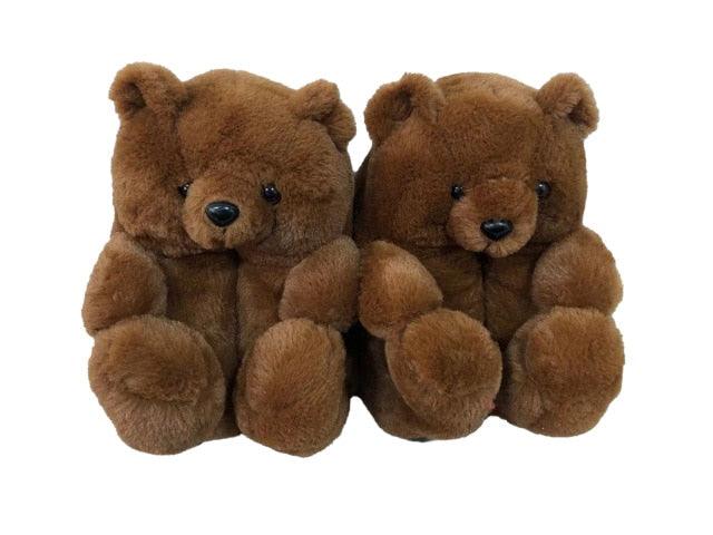 Chaussons en peluche ourson – Image 2