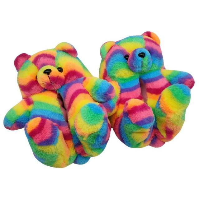 Chaussons en peluche ourson – Image 10