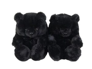 Chaussons en peluche ourson