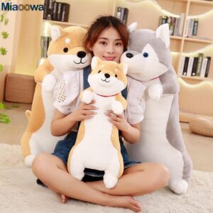 Jouets en peluche de 23", chien Corgi mignon