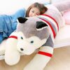 Jouet Peluche Géant JUMBO 71'' / 180CM Jouet peluche émulation chien Husky
