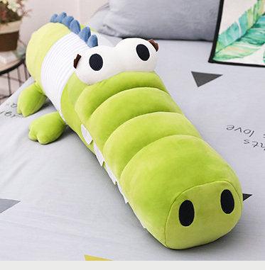 Jouets en peluche Crocodile grand et coloré – Image 4